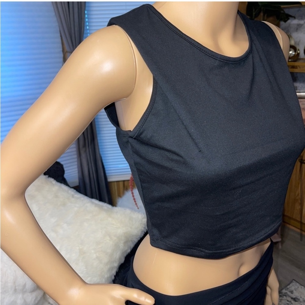 Women’s 3Pcs Solid Crop Tank Top Size M - Picture 9 of 13